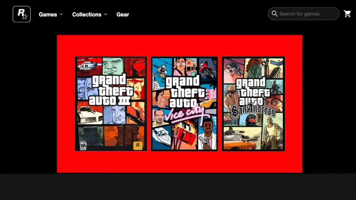 GTA Remaster trilogie