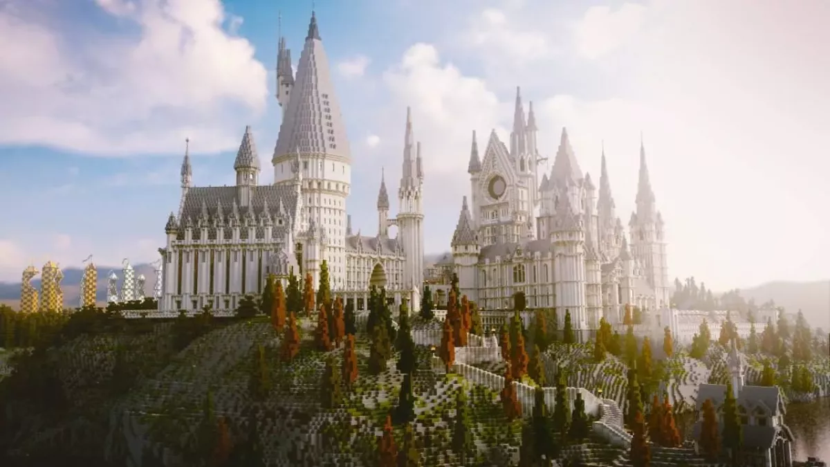 Harry Potter dans Minecraft