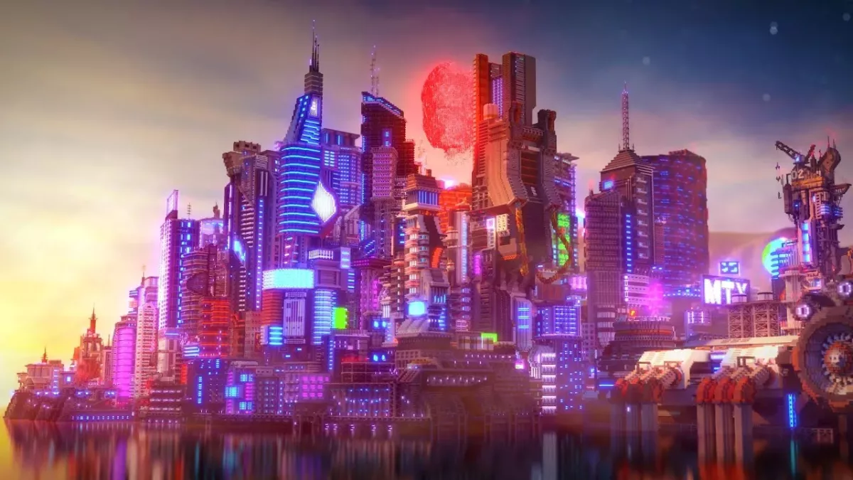 Il reproduit la ville de Cyberpunk 2077 sur...Minecraft ! Le résultat est bluffant !