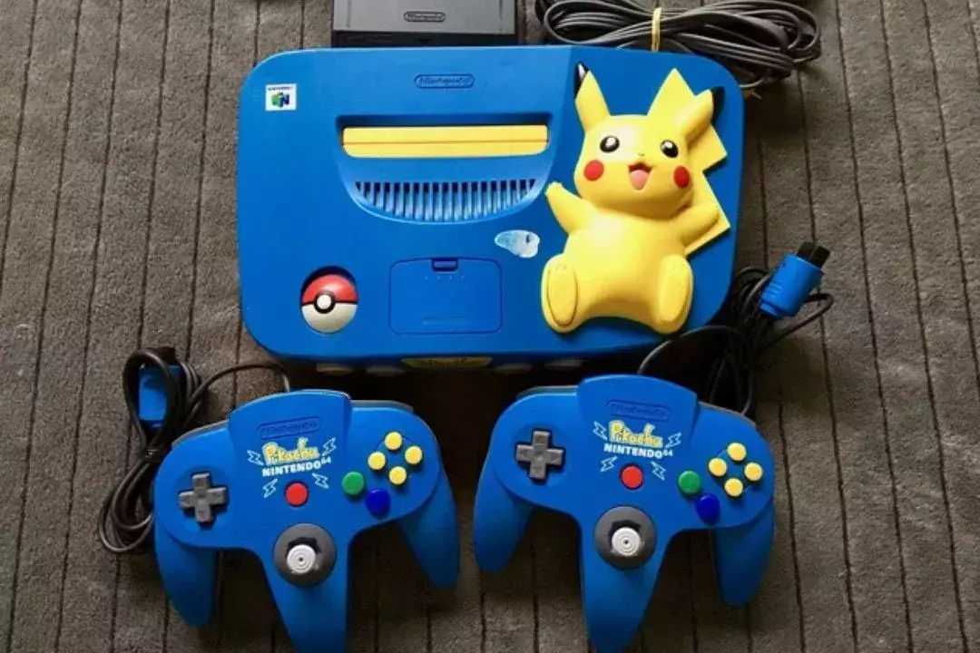 Nintendo 64 Pikachu Blue Edition