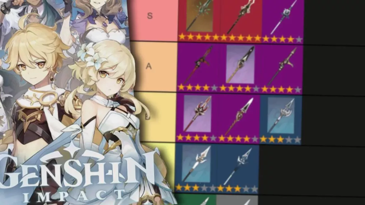 Genshin Impact : Tier list des armes, les meilleurs équipements à avoir