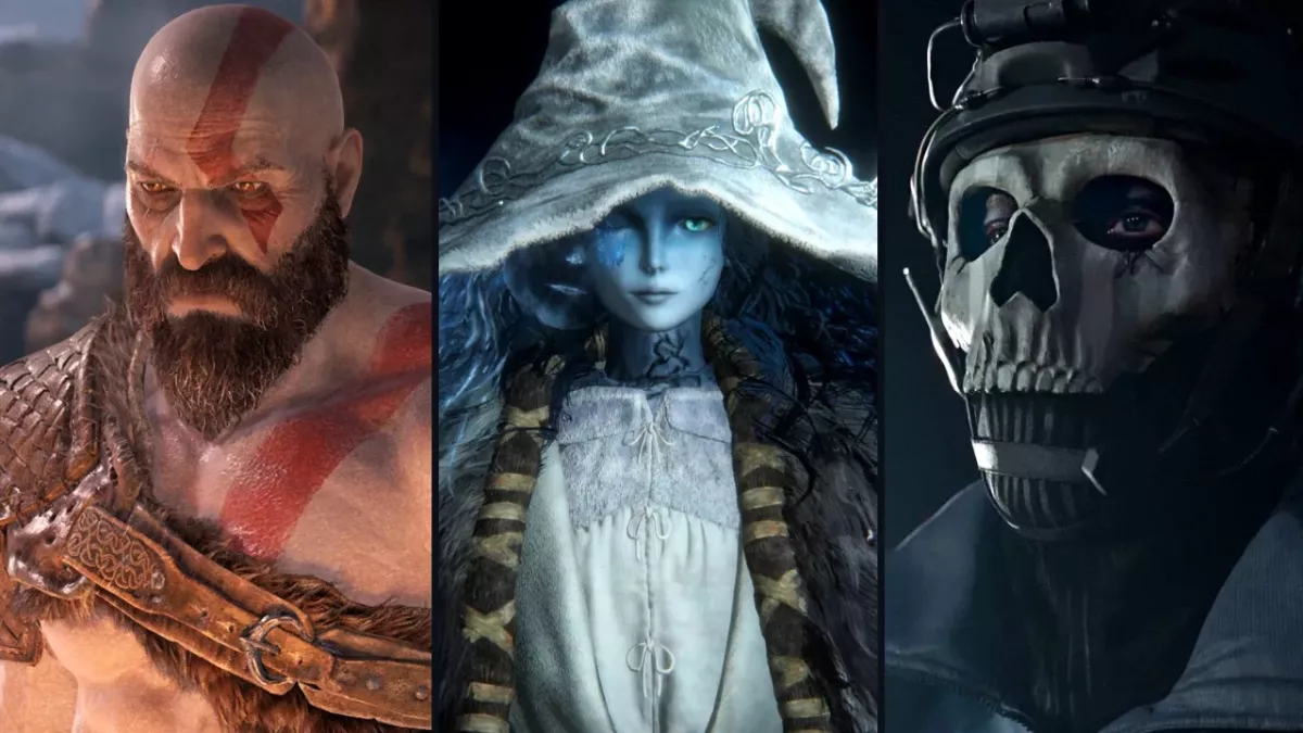 God of War, Elden Ring, Call of Duty