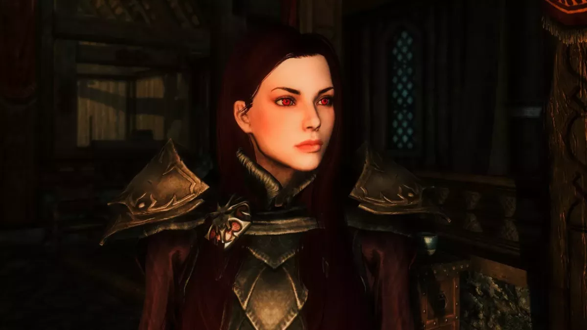 Serena dans Skyrim (version moddée)