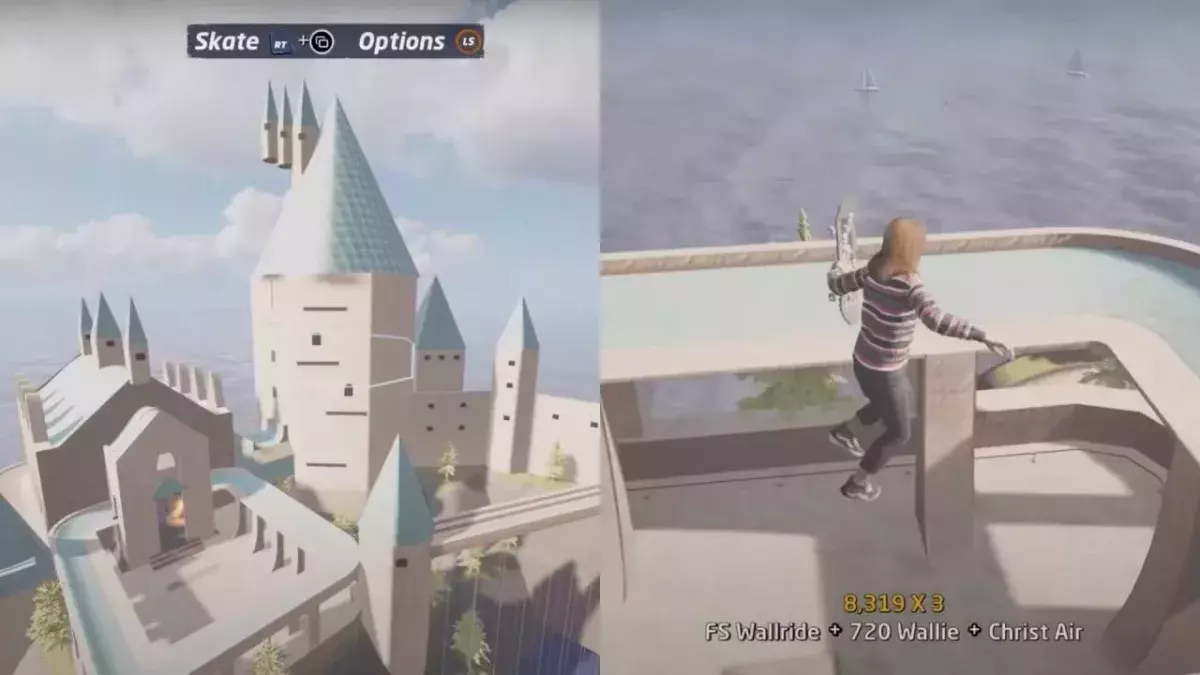 Tony Hawk's Pro Skater Remastered Harry Potter Poudlard