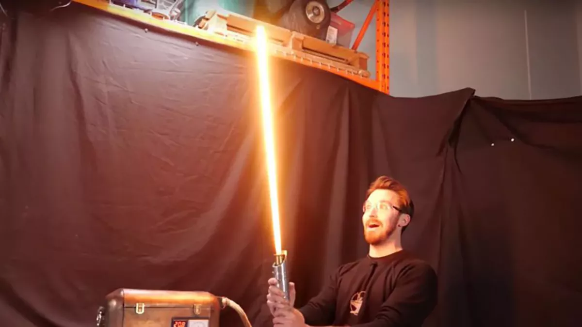 Sabre laser IRL