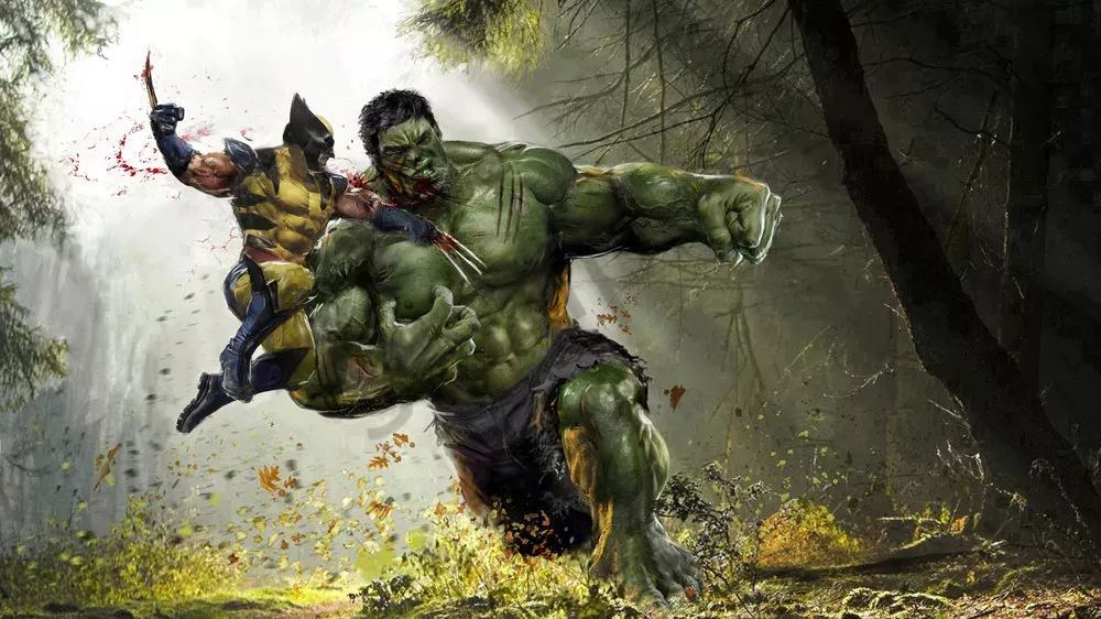 Wolverine vs Hulk