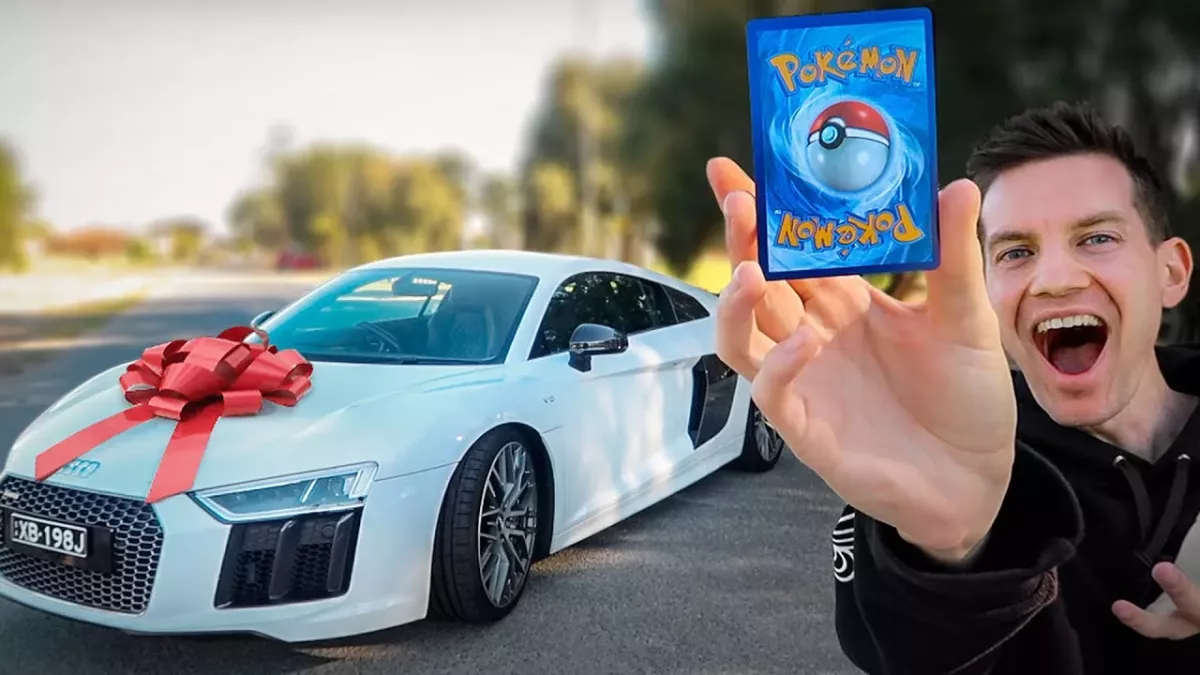 Ce streamer se paie une voiture de luxe grâce à ses cartes Pokémon !