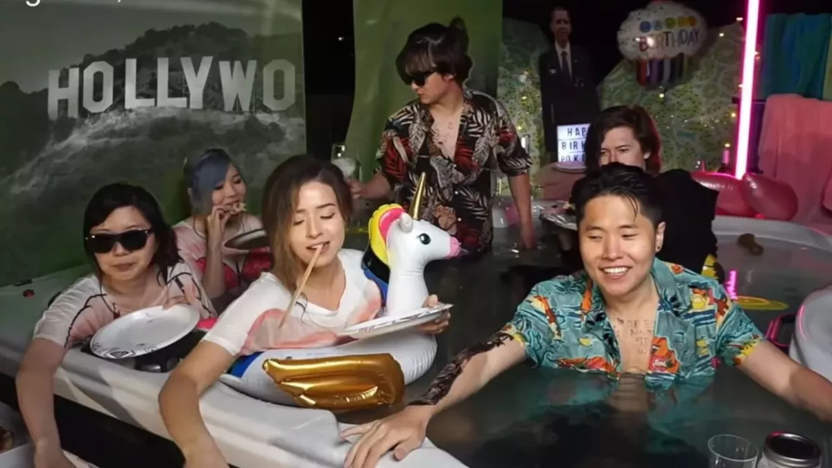 Le live jacuzzi de Pokimane bat des records sur Twitch