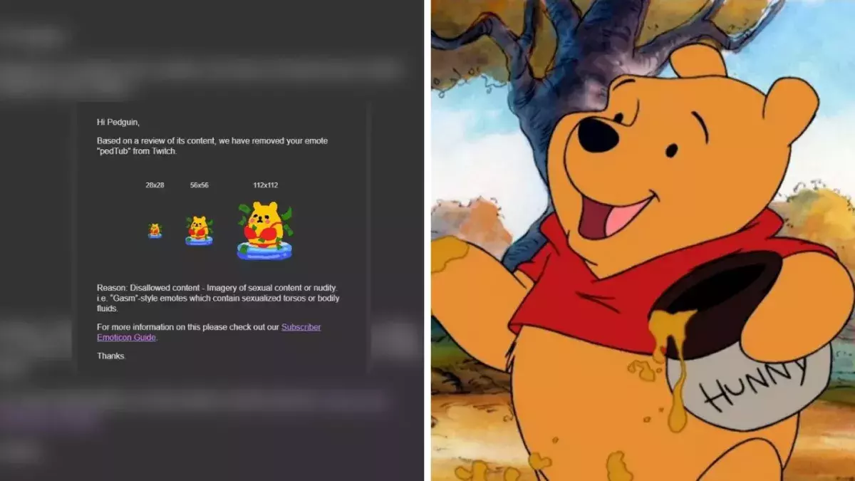 Twitch supprime un emoji de Winnie l'Ourson jugé trop sexy par la plateforme