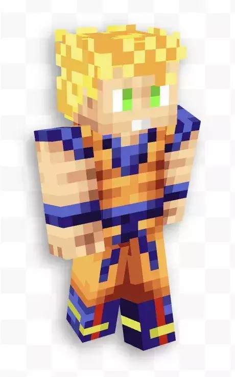 Skin Son Goku Minecraft        