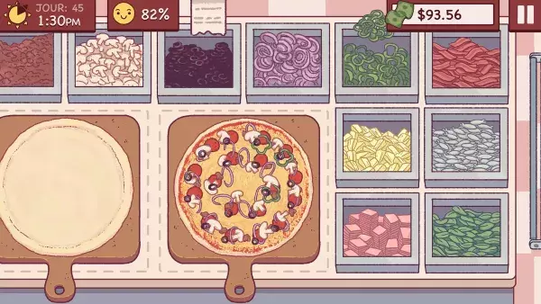 Le jeu Bonne Pizza, super Pizza