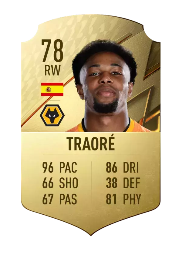 2 - Adama Traoré et ses 96 de vitesse