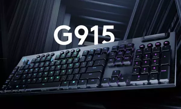 3. Logitech G915, sans fil et sans compromis