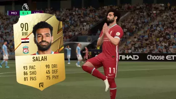 7. Mohamed Salah : 90