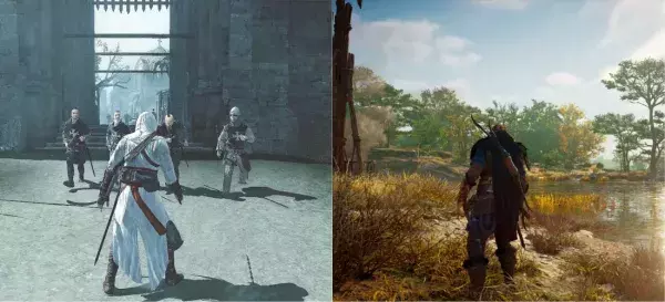 Avant/Après : Assassin's Creed