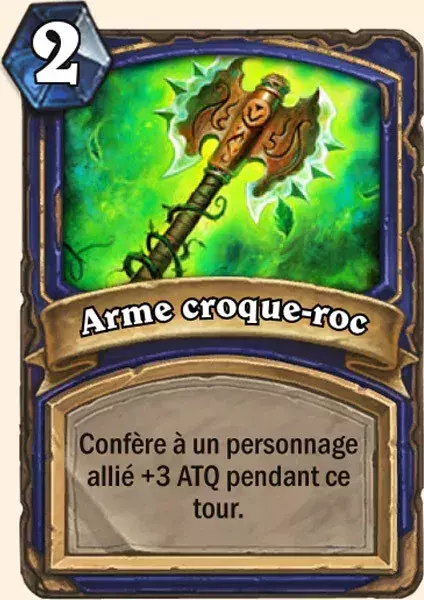 Battre la Dame Murmemort : Arme croque-roc
