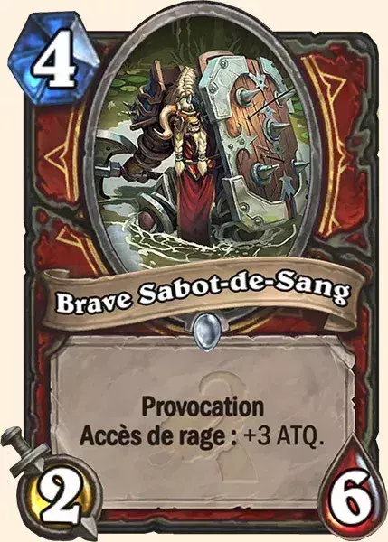 Battre Porte-mort Saurcroc : Brave Sabot-de-Sang