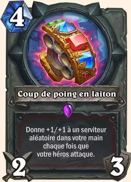 Battre Porte-mort Saurcroc : Coup de poing en laiton