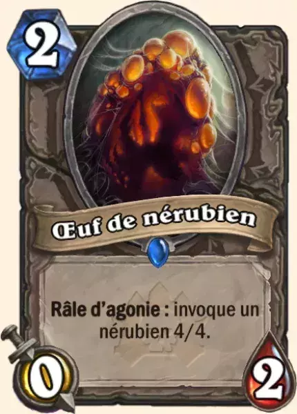 Deck Chaman pour battre le Roi-Liche : 2x Oeuf de nérubien