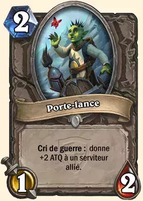Deck Chaman pour battre le Roi-Liche : 2x Porte-lance