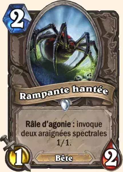 Deck Chaman pour battre le Roi-Liche : 2x Rampante hantée
