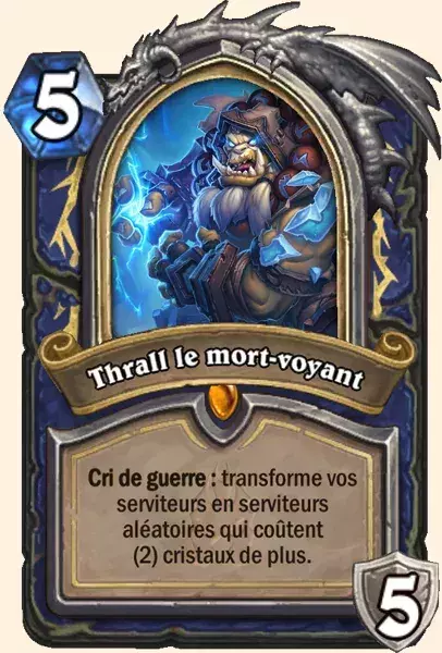 Deck Chaman pour battre le Roi-Liche : Thrall le mort-voyant