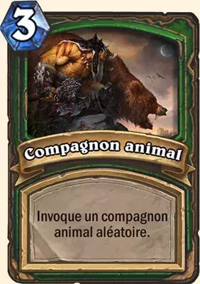 Deck Chasseur pour Battre le Roi-Liche : 2x Compagnon Animal