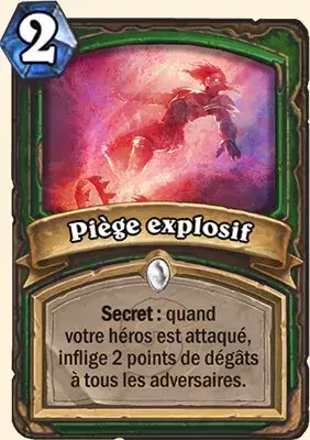 Deck Chasseur pour Battre le Roi-Liche : 2x Piège explosif