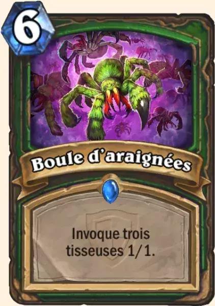 Deck Chasseur pour Battre le Roi-Liche : Boule d'araignées