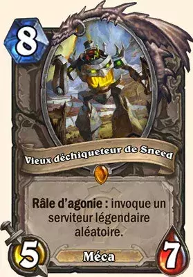 Deck Chasseur pour Battre le Roi-Liche : Vieux déchiqueteur de Sneed