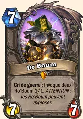 Deck Démoniste pour battre le Roi-Liche : Dr Boum