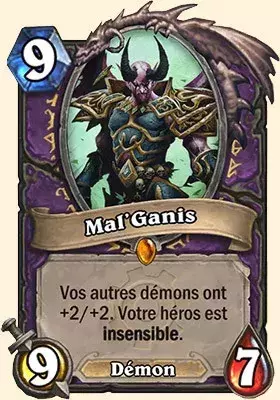 Deck Démoniste pour battre le Roi-Liche : Mal'Ganis