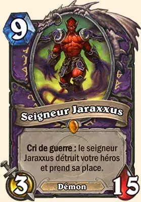Deck Démoniste pour battre le Roi-Liche : Seigneur Jaraxxus