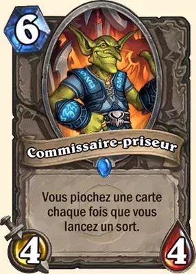 Deck druide pour battre le Roi-Liche : 1 ou 2x Comissaire Priseur