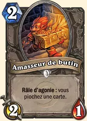 Deck druide pour battre le Roi-Liche : Amasseur de butin