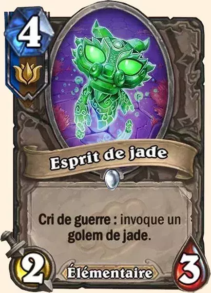Deck druide pour battre le Roi-Liche : Esprit de jade