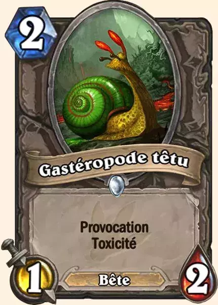 Deck druide pour battre le Roi-Liche : Gastéropode têtu