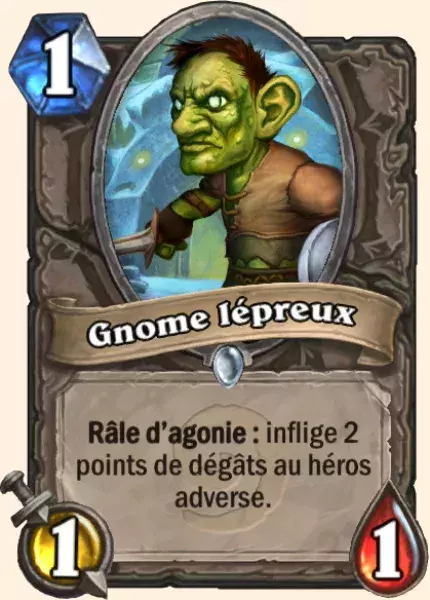 Deck druide pour battre le Roi-Liche : Gnome lépreux