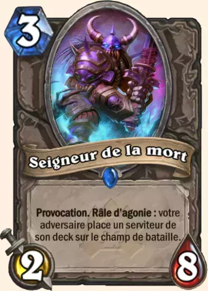 Deck Guerrier pour battre le Roi-Liche : 2x Seigneur de la mort