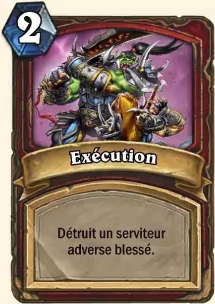 Deck Guerrier pour battre le Roi-Liche : Exécution