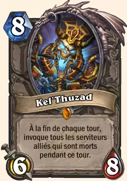 Deck Guerrier pour battre le Roi-Liche : Kel'Thuzad