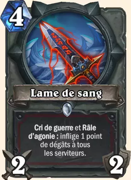 Deck Guerrier pour battre le Roi-Liche : La mer de sang