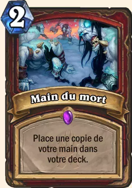 Deck Guerrier pour battre le Roi-Liche : Main du mort