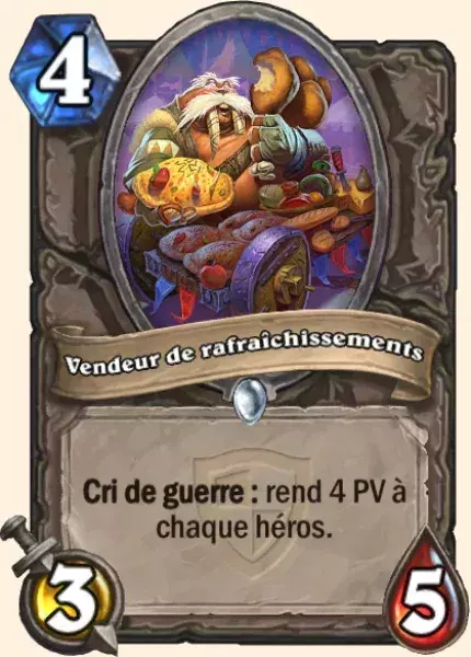 Deck Mage pour battre le Roi-Liche : 2x Vendeurs de rafraîchissements