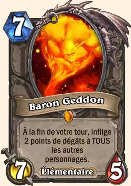 Deck Mage pour battre le Roi-Liche : Baron Geddon