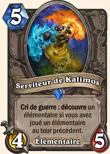 Deck Mage pour battre le Roi-Liche : Serviteur de Kalimos
