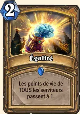 Deck Paladin pour battre le Roi Liche : 2x Égalité