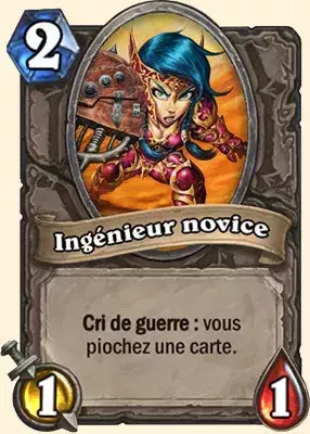 Deck Paladin pour battre le Roi Liche : 2x Ingénieur novice
