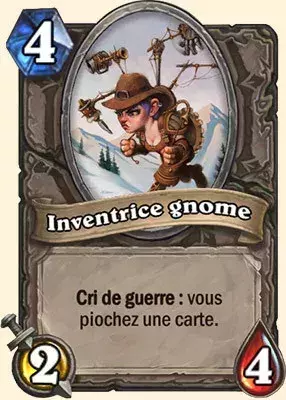 Deck Paladin pour battre le Roi Liche : 2x Inventrice gnome