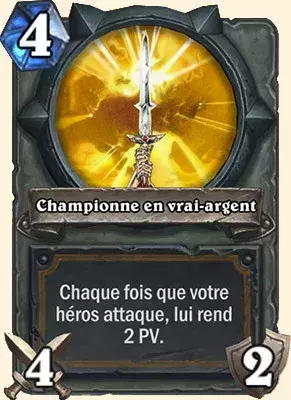 Deck Paladin pour battre le Roi Liche : Championne en vrai-argent